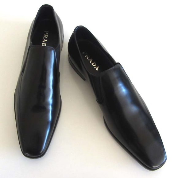 PRADA gores side double stitched loafers 11/12 US - Picture 3 of 8
